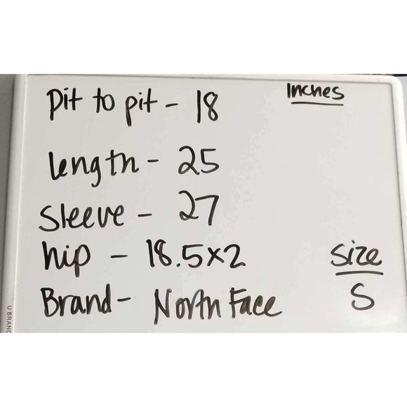 North Face Women's Turquoise Small Fitted Lightweight 1/4 Zip Pullover - Picture 7 of 7